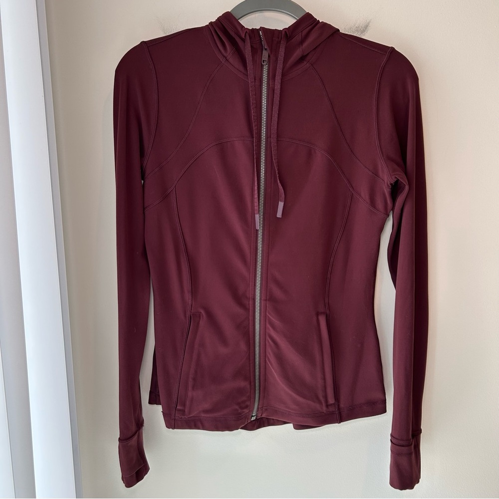 Lululemon Hooded Define Jacket *Nulu Cassis Size 8 - Picture 4 of 13